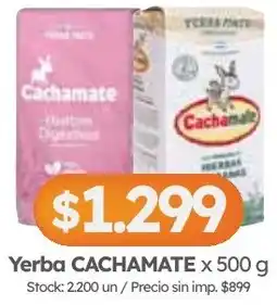 Cordiez Cachamate yerba oferta