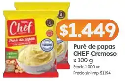 Cordiez Chef puré de papas cremoso oferta