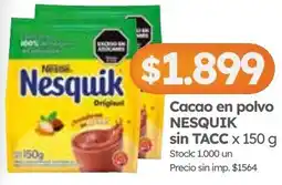 Cordiez Nesquik cacao en polvo sin tacc oferta