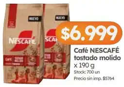 Cordiez Nescafé café tostado molido oferta