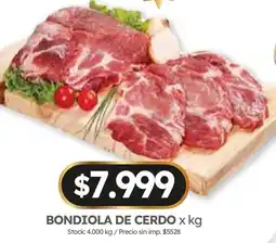 Cordiez Bondiola de cerdo oferta