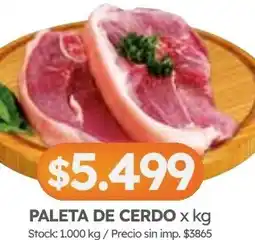 Cordiez Paleta de cerdo oferta