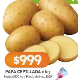 Cordiez Papa cepillada oferta