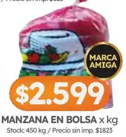 Cordiez Manzana en bolsa oferta