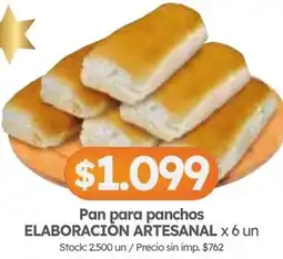 Cordiez Elaboración artesanal pan para panchos oferta