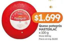 Cordiez Masterlac queso pategrás oferta