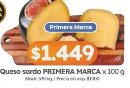 Cordiez Primera marca queso sardo oferta