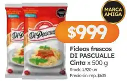 Cordiez Di pascualle fideos frescos cinta oferta
