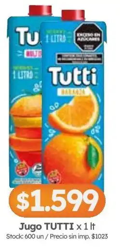 Cordiez Tutti jugo oferta