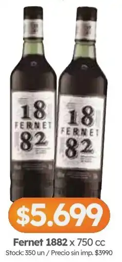 Cordiez 1882 fernet oferta