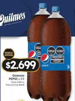 Cordiez Pepsi gaseosa oferta
