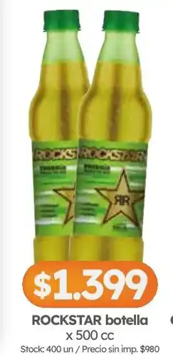 Cordiez Rockstar botella oferta