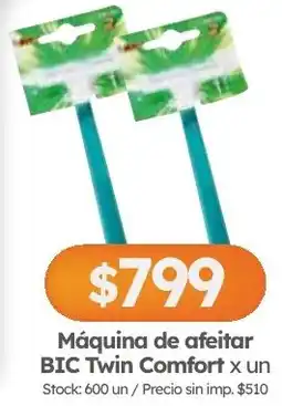 Cordiez Bic twin comfort máquina de afeitar oferta