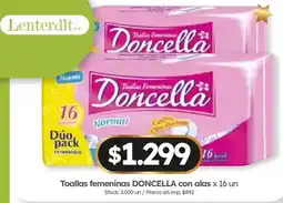 Cordiez Doncella toallas femeninas con alas oferta