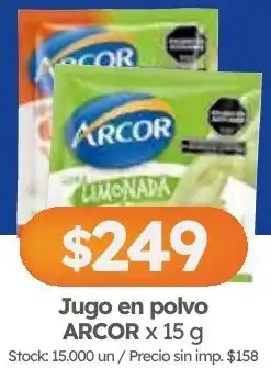 Cordiez Arcor jugo en polvo oferta