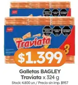 Cordiez Bagley galletas traviata oferta