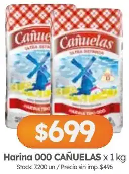 Cordiez Cañuelas harina 000 oferta