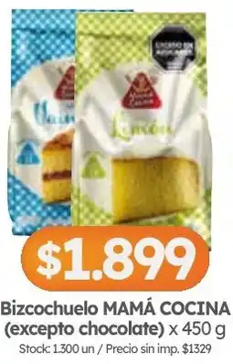 Cordiez Mamá cocina bizcochuelo oferta