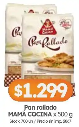 Cordiez Mamá cocina pan rallado oferta