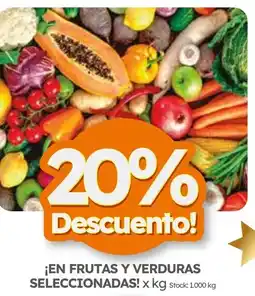 Cordiez ¡en frutas y verduras seleccionadas! oferta