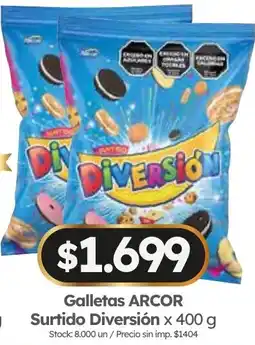 Cordiez Arcor galletas hogareñas salvado oferta