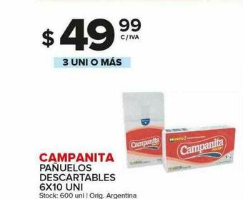 Carrefour Maxi Campanita Pañuelos Descartables oferta