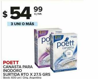 Carrefour Maxi Poett Canasta Para Inodoro Surtida Rto oferta