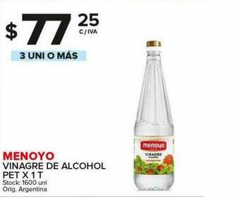 Carrefour Maxi Menoyo Vinagre De Alcohol oferta