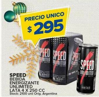 Carrefour Maxi Speed Bebida Energizante Unlimited oferta
