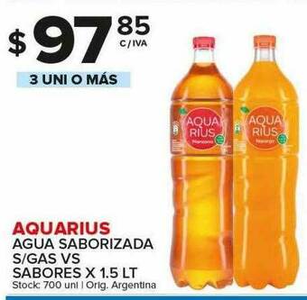 Carrefour Maxi Aquarius Agua Saborizada S Gas Vs Sabores oferta