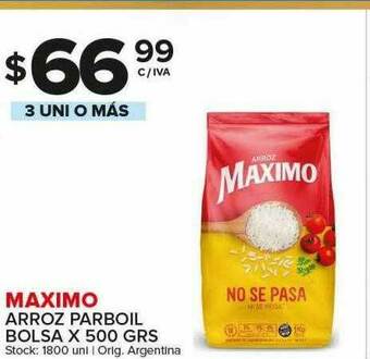 Carrefour Maxi Maximo Arroz Parboil oferta