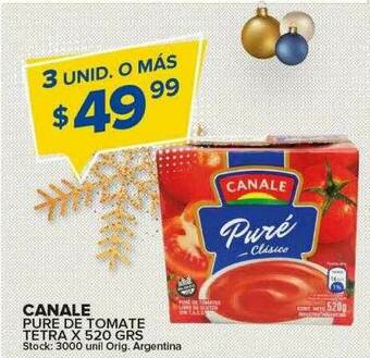 Carrefour Maxi Canale Pure De Tomate Tetra oferta