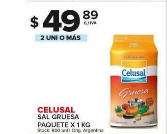 Carrefour Maxi Celusal Sal Gruesa Paquete oferta