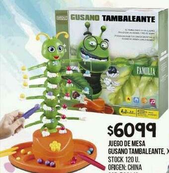 Coto Juego De Mesa Gusano Tambaleante oferta