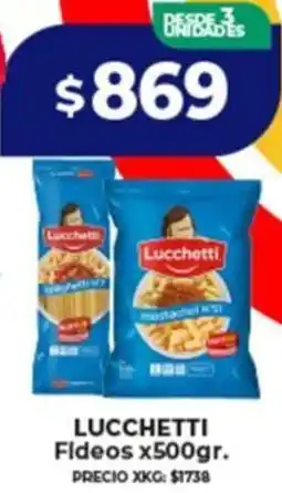 Supermayorista Vital Lucchetti fideos oferta