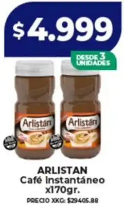 Supermayorista Vital Arlistán café instantáneo oferta