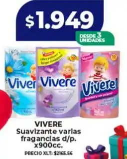 Supermayorista Vital Vivere suavizante varias fragancias oferta
