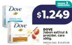 Supermayorista Vital Dove jabon exf/cul & prot/del. care oferta
