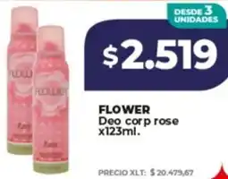Supermayorista Vital Flower deo corp rose oferta