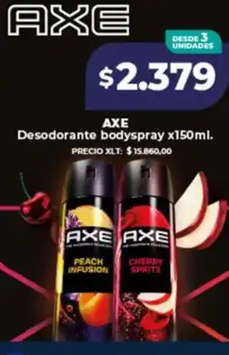 Supermayorista Vital Axe desodorante bodyspray oferta