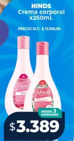 Supermayorista Vital Hinds crema corporal oferta