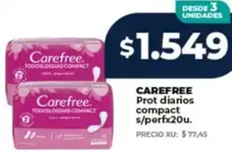 Supermayorista Vital Carefree prot diarios compact s/perf oferta