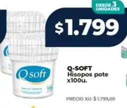 Supermayorista Vital Q-soft hisopos pote oferta