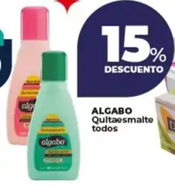 Supermayorista Vital Algabo quitaesmalte todos oferta