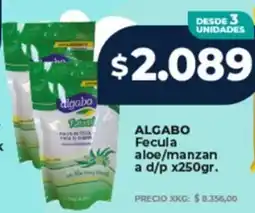 Supermayorista Vital Algabo fecula aloe/manzan oferta