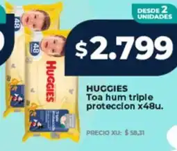 Supermayorista Vital Huggies toa hum triple proteccion oferta