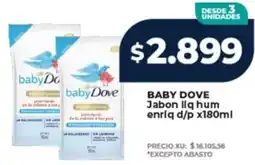 Supermayorista Vital Dove baby jabon liq hum enriq oferta