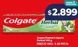 Supermayorista Vital Colgate crema dental herbal oferta