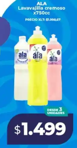 Supermayorista Vital Ala lavavajilla cremoso oferta