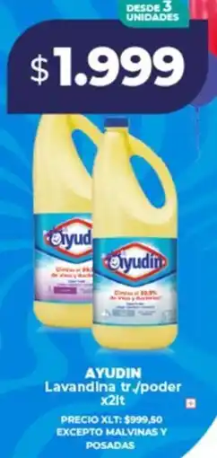Supermayorista Vital Ayudín lavandina tr./poder oferta